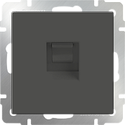 Механизм РОЗЕТКИ КОМП. UTP RJ-45 1мест. с/п (WERKEL) (серо-коричневый) (WL02/07-RJ-45)