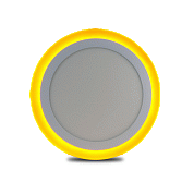 Светильник светодиодный встраиваемый "Smartbuy" круг с оранж подсв 18Вт 6500К IP20(SBL-DLB-18-65K-O)