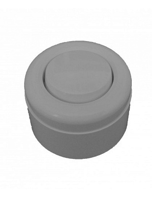 ВЫКЛЮЧАТЕЛЬ. 1-КЛАВИШНЫЙ О/У 10А ABS GREY (СЕРЫЙ) Interior Electric