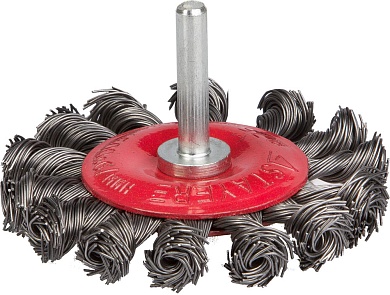Щетка дисковая "STAYER" для дрели, витая  75мм (35115-075_z01)