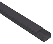 Кабель-канал 20х10 (черный) "ИЭК" "ЭЛЕКОР"(EL-KK10-020-010-1-K02)