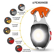 Фонарь светодиодный фонарик/отвертка/открывашка