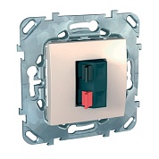 Механизм РОЗЕТКИ АУДИО крем (UNICA) (MGU5.486.25ZD)