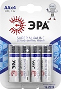 Батарейка LR6-4BL SUPER Alkaline "ЭРА" (C0038450)