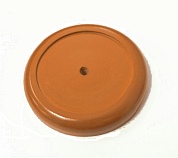 Подложка 1-местная для пластика коричневая(IN)