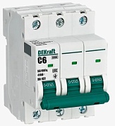 АВТОМАТ 3п.   6А  (DEKraft)