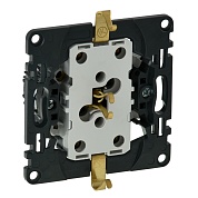 Механизм розетки 2-й С/П З/К безвинт. зажимы (Legrand In'matic) (753027)
