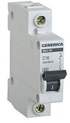 Выключатель автоматический модульный 1п C 16А 4.5kA ВА47-29 ИЭК GENERICA MVA25-1-016-C