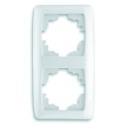 Рамка  вертикальная 2-ая (белая) (VIKO) (90571002)