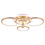 Люстра светодиодная  "Profit light" 1277/4 FGD (BL+YL) 126Вт, RGB, пульт ДУ, 2700К-6500К			