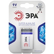Батарейка   6LR61-1BL "ЭРА" (КРОНА SUPER Alkaline)