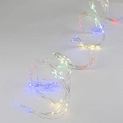 Гирлянда "Uniel" "Лучи росы" IP44 10х2м 200LED мульти, прозр. провод (ULD-E0200-200/STA MULTI)