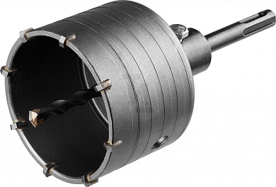 КОРОНКА   80мм бетон, "СИБИН" SDS-plus  (29216-80)