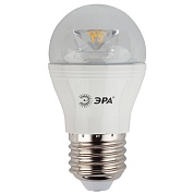 Лампа светодиодная "ЭРА" LED smd Р45 7Вт E-27 220В 3000K (шар прозрачный)
