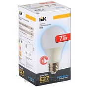 Лампа светодиодная  "ИЭК" A60 220В  9Вт E27 4000K ECO (LLE-A60-9-230-40-E27)