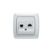 Розетка   UTP+TF белая (VIKO) (90561035)