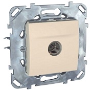 Механизм РОЗЕТКИ TV 1мест. оконечная крем (UNICA U5.462(464).25ZD)