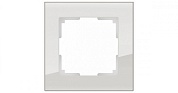 РАМКА 1-я (WERKEL) (белый матовый,стекло) (WL01-Frame-01Favorit)