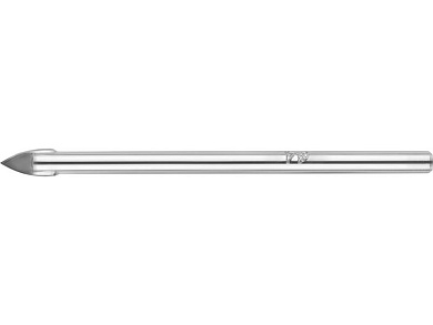 Сверло "URAGAN" по кафелю и стеклу с цилиндрическим хвостовиком, d= 4мм (29830-04)