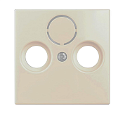 Накладка TV-FM розетки Беж ABB Basic 55 [1724-0-4284(1743-92)]
