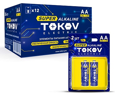 Батарейка   LR06 АА "TOKOV" (1698883) (2шт)