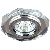 Светильник "ЭРА" DK5 СH/SL  под лампу MR16 многогранник зеркальный/хром 