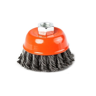 Щетка EDGE by PATRIOT чашеобразная 125*М14 витая проволока (813010008)