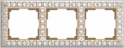 Рамка 3-я (WERKEL) (белое золото) (WL07-Frame-03-Antik)