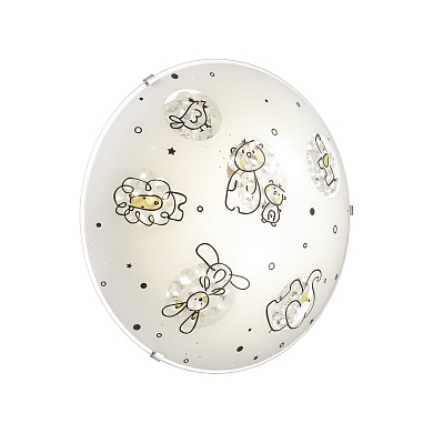 Светильник светодиодный "СОНЕКС" 2069/DL SN 086 "ATILA" стекло Е27 24Вт D300 (0039106)