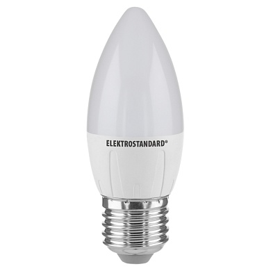 Лампа светодиодная "ES"  "Свеча" E27 6W SMD/CR LED 3300К