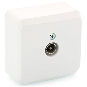 Розетка TV /крем/(Lexel Этюд) (TVA-002К)